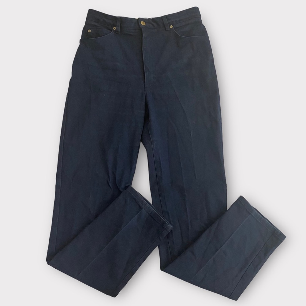 Vintage St. John Womens Signature Jeans Pants Size 10 Straight Leg Quiet Luxury